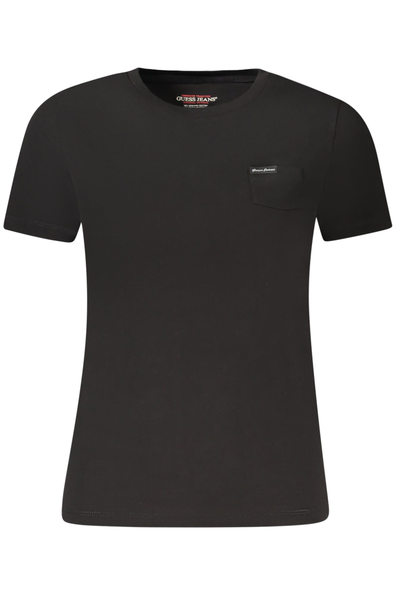 GUESS JEANS SHORT SLEEVE T-SHIRT WOMEN BLACK