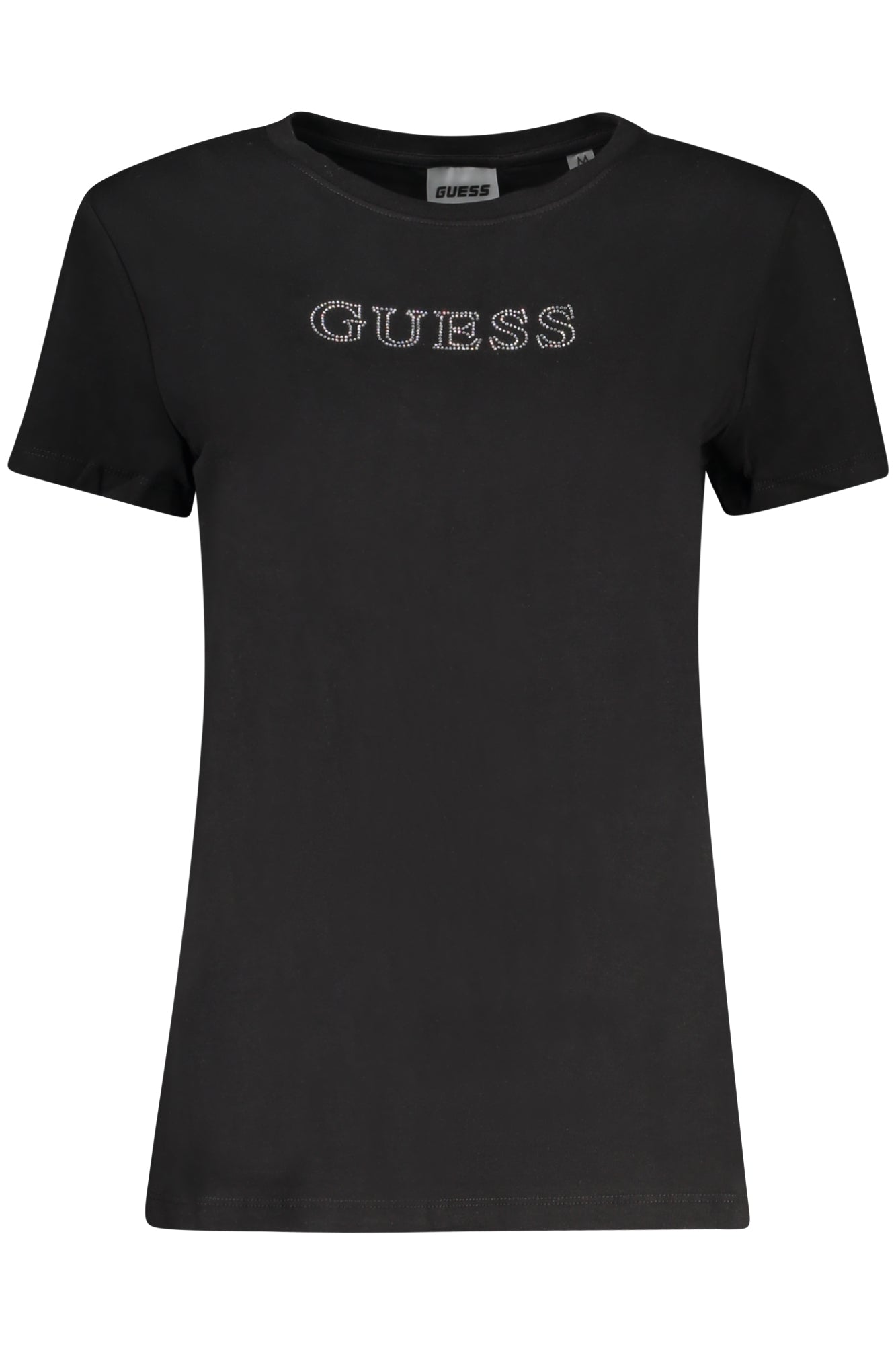 GUESS JEANS SHORT SLEEVE T-SHIRT WOMEN BLACK