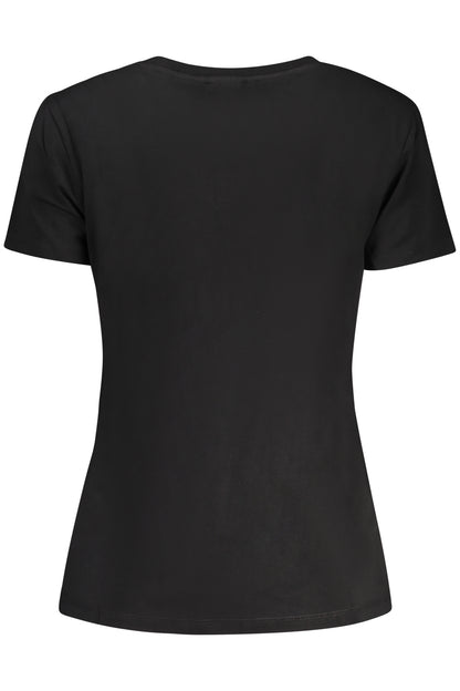 GUESS JEANS SHORT SLEEVE T-SHIRT WOMEN BLACK
