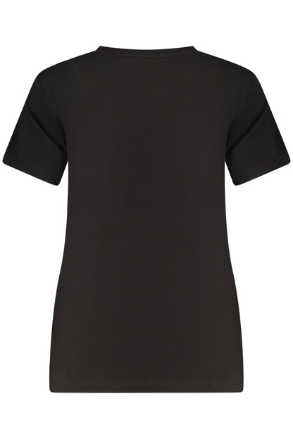 GUESS JEANS WOMEN'S SHORT-SLEEVED T-SHIRT BLACK