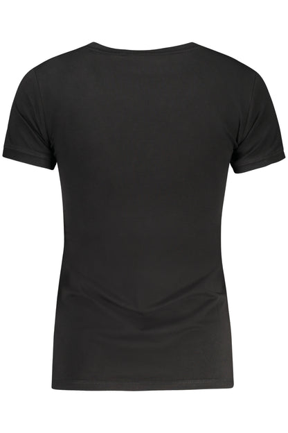 GUESS JEANS SHORT SLEEVE T-SHIRT WOMEN BLACK