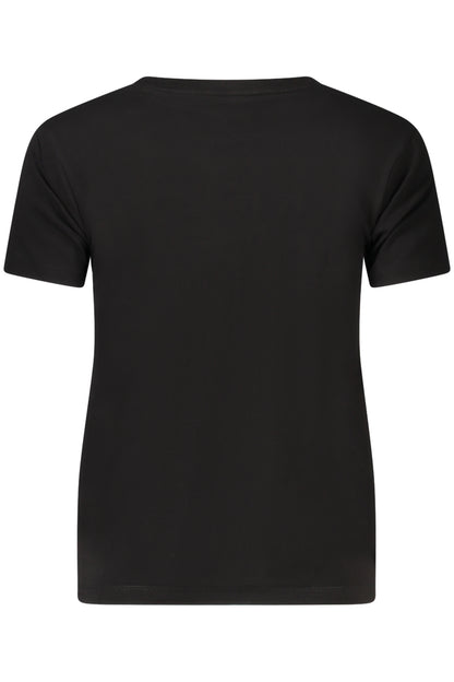 GUESS JEANS SHORT SLEEVE T-SHIRT WOMEN BLACK
