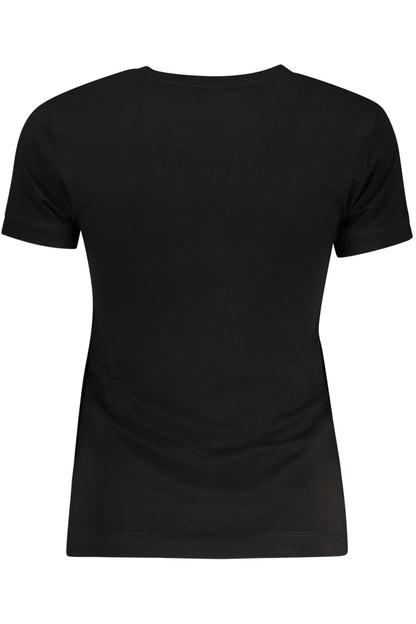 GUESS JEANS SHORT SLEEVE T-SHIRT WOMEN BLACK