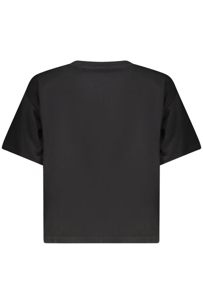 GUESS JEANS WOMEN'S SHORT-SLEEVED T-SHIRT BLACK