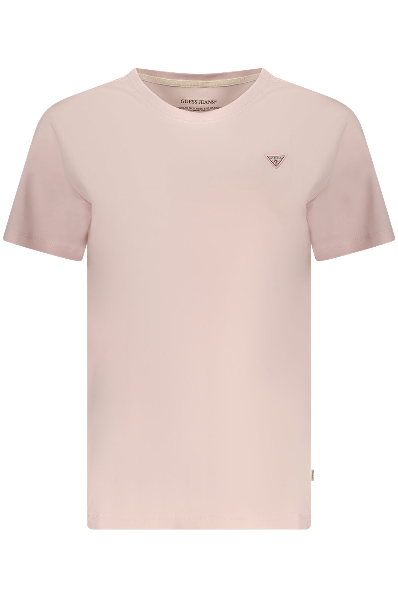 GUESS JEANS WOMEN'S SHORT SLEEVE T-SHIRT PINK