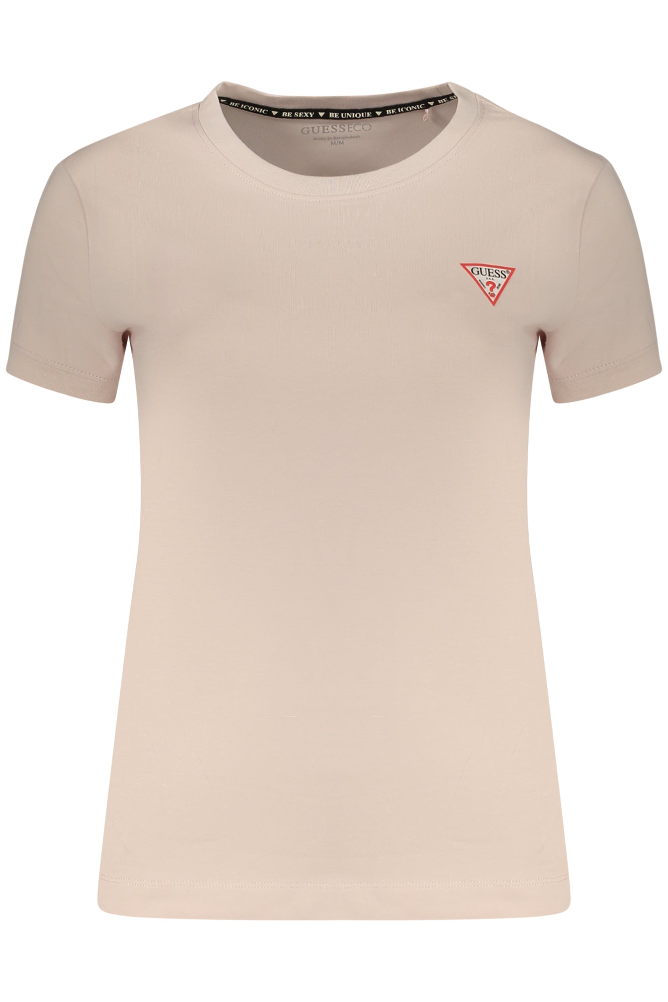 GUESS JEANS WOMEN'S SHORT SLEEVE T-SHIRT PINK