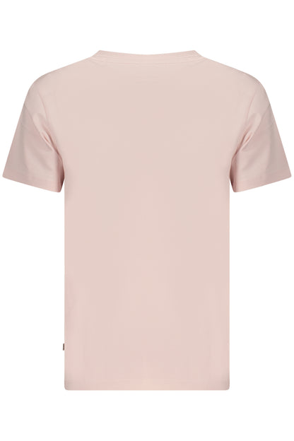 GUESS JEANS WOMEN'S SHORT SLEEVE T-SHIRT PINK