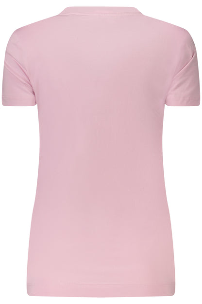 GUESS JEANS WOMEN'S SHORT SLEEVE T-SHIRT PINK