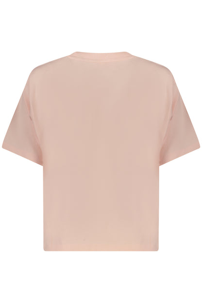 GUESS JEANS WOMEN'S SHORT SLEEVE T-SHIRT PINK