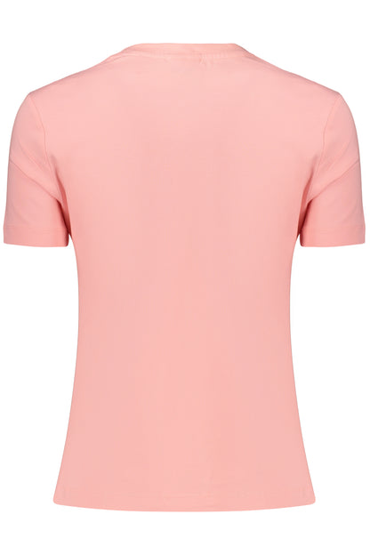 GUESS JEANS WOMEN'S SHORT SLEEVE T-SHIRT PINK