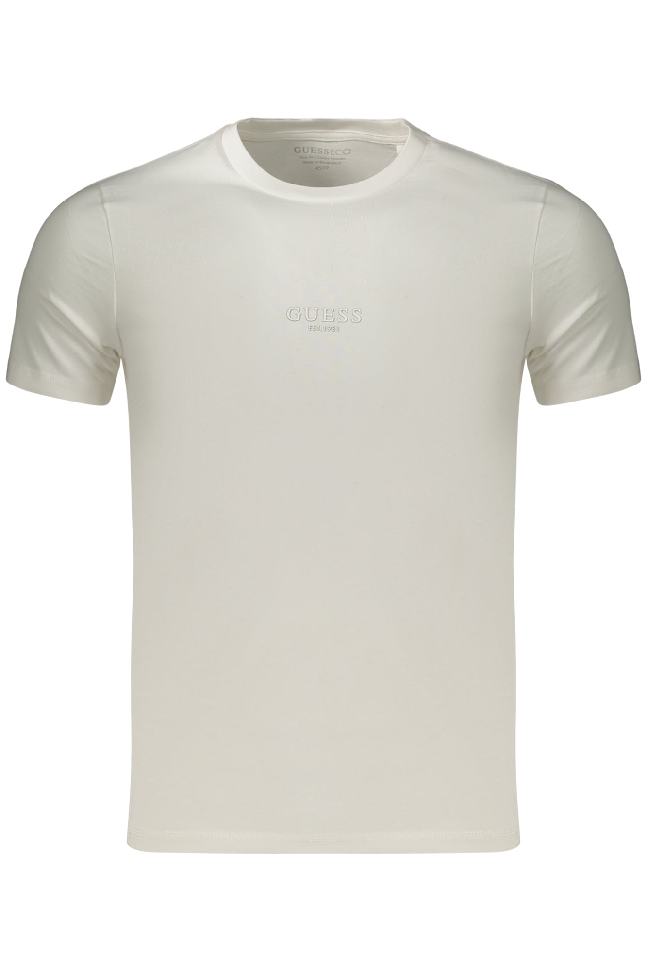 GUESS JEANS MEN'S SHORT-SLEEVED T-SHIRT WHITE