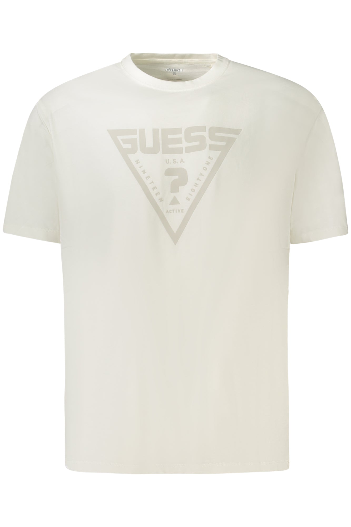 GUESS JEANS SHORT SLEEVE T-SHIRT MEN WHITE