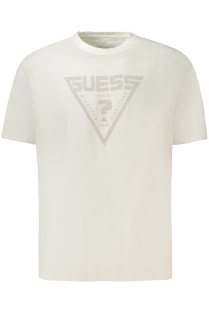 GUESS JEANS SHORT SLEEVE T-SHIRT MEN WHITE
