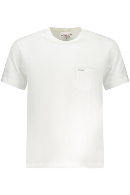 GUESS JEANS SHORT SLEEVE T-SHIRT MEN WHITE