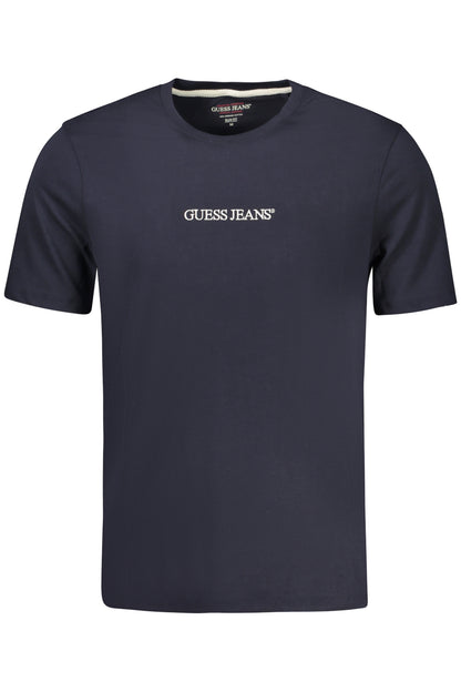 GUESS JEANS SHORT SLEEVE T-SHIRT MEN BLUE