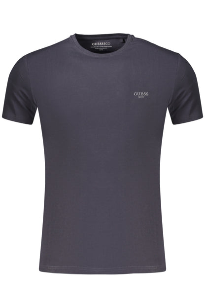 GUESS JEANS MEN'S SHORT-SLEEVED T-SHIRT BLUE