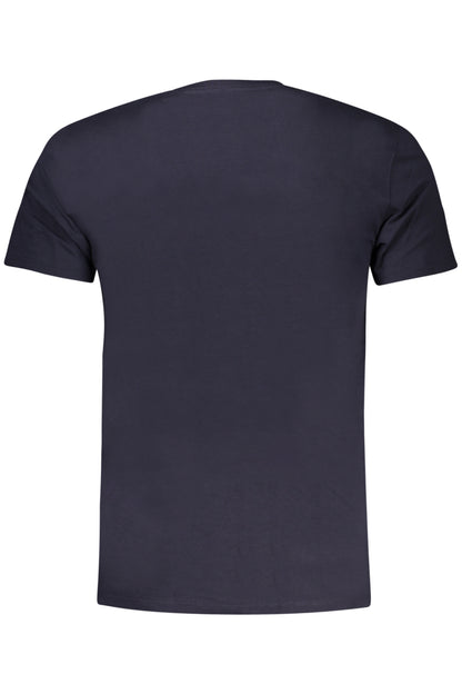 GUESS JEANS SHORT SLEEVE T-SHIRT MEN BLUE