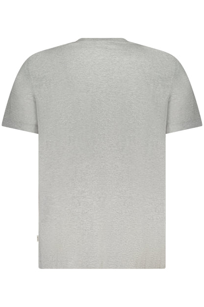 GUESS JEANS MEN'S SHORT-SLEEVED T-SHIRT GREY