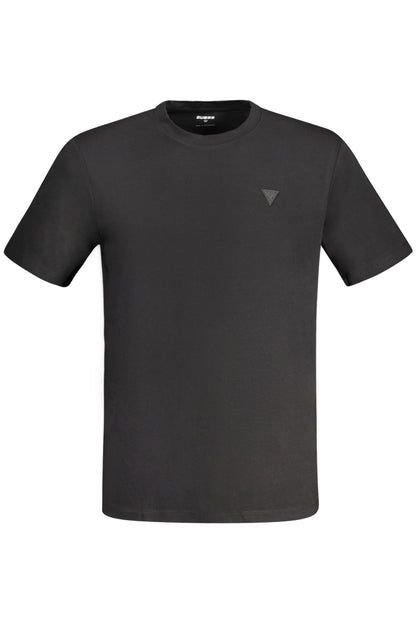 GUESS JEANS SHORT SLEEVE T-SHIRT MEN BLACK