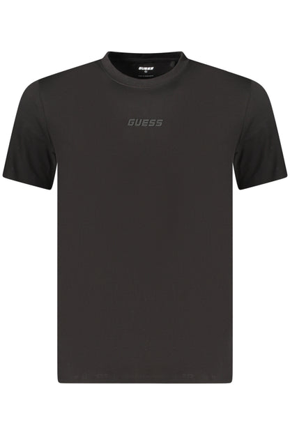 GUESS JEANS MEN'S SHORT-SLEEVED T-SHIRT BLACK
