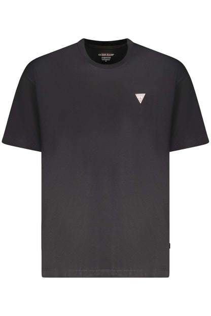 GUESS JEANS SHORT SLEEVE T-SHIRT MEN BLACK