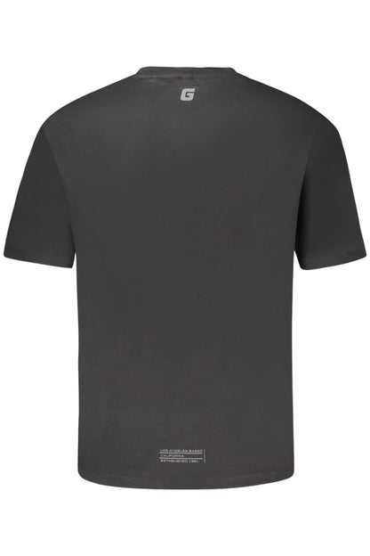 GUESS JEANS SHORT SLEEVE T-SHIRT MEN BLACK