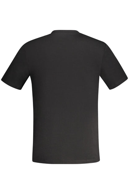 GUESS JEANS SHORT SLEEVE T-SHIRT MEN BLACK