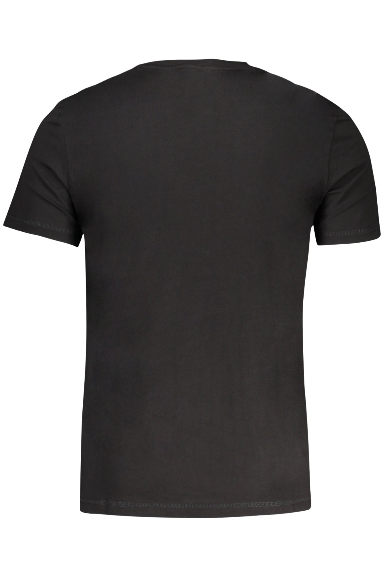 GUESS JEANS SHORT SLEEVE T-SHIRT MEN BLACK