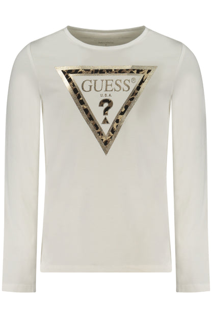 GUESS JEANS LONG-SLEEVED T-SHIRT FOR GIRLS, WHITE