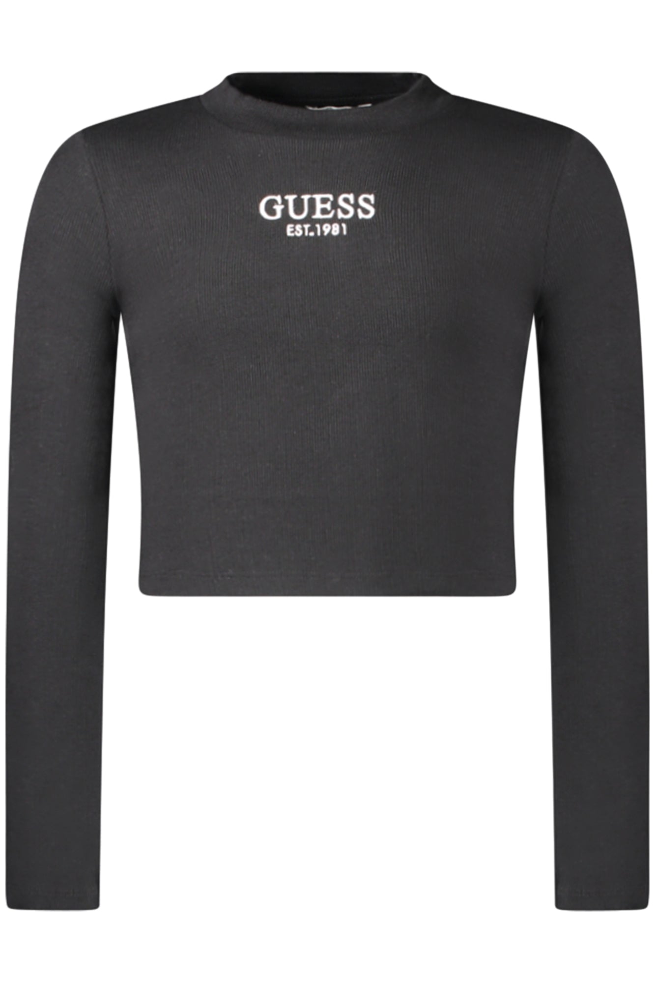 GUESS JEANS LONG-SLEEVED T-SHIRT FOR GIRLS, BLACK