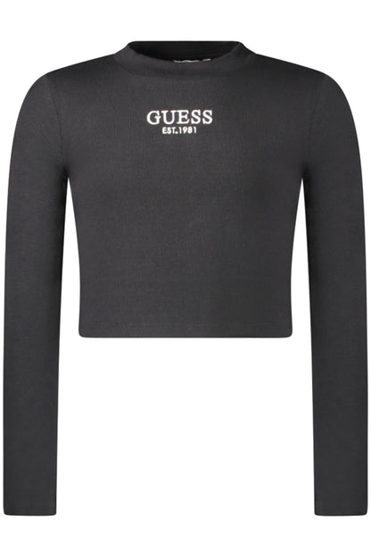 GUESS JEANS LONG-SLEEVED T-SHIRT FOR GIRLS, BLACK