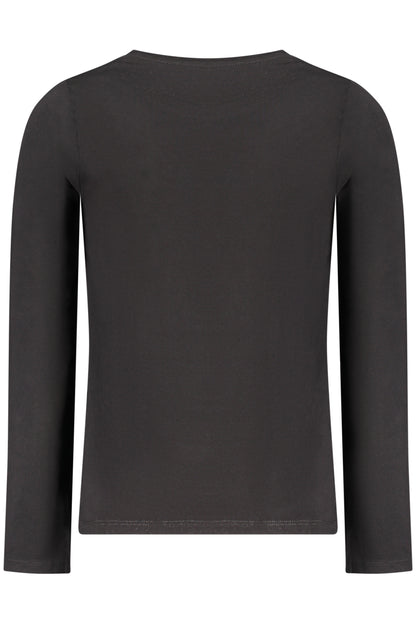 GUESS JEANS LONG-SLEEVED T-SHIRT FOR GIRLS, BLACK