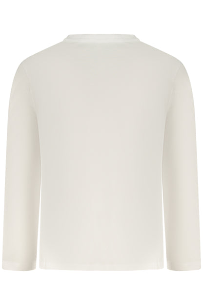 GUESS JEANS LONG-SLEEVED T-SHIRT FOR CHILDREN, WHITE