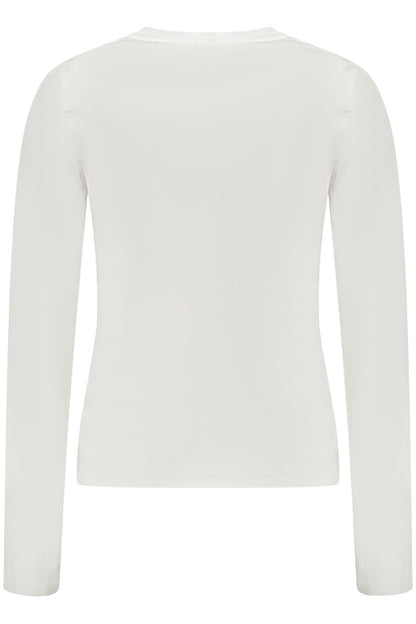 GUESS JEANS LONG SLEEVE T-SHIRT WOMEN WHITE