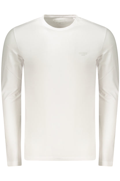 GUESS JEANS MEN'S LONG-SLEEVED T-SHIRT WHITE