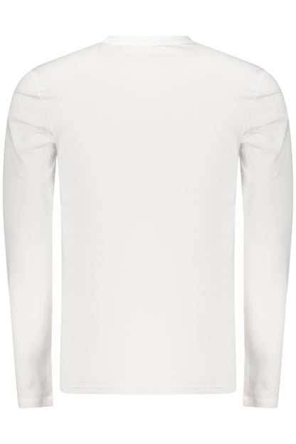 GUESS JEANS MEN'S LONG-SLEEVED T-SHIRT WHITE