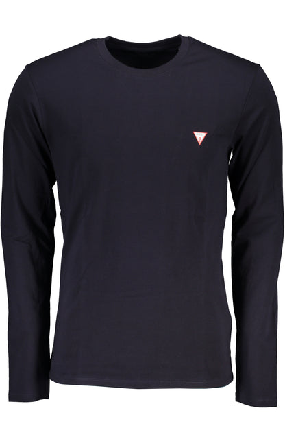 GUESS JEANS MEN'S LONG SLEEVE T-SHIRT BLUE