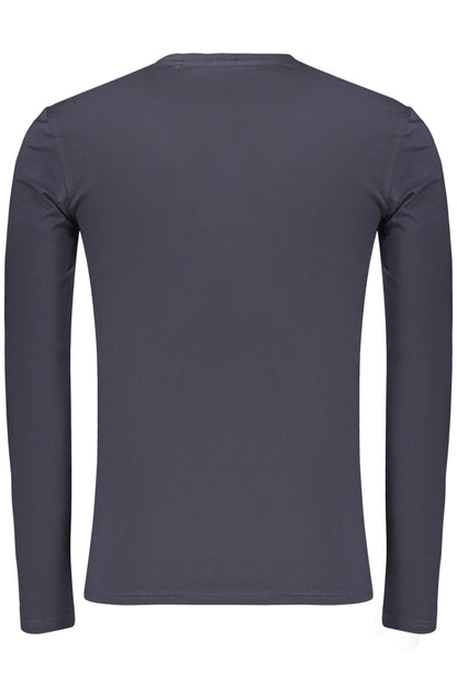 GUESS JEANS MEN'S LONG-SLEEVED T-SHIRT BLUE