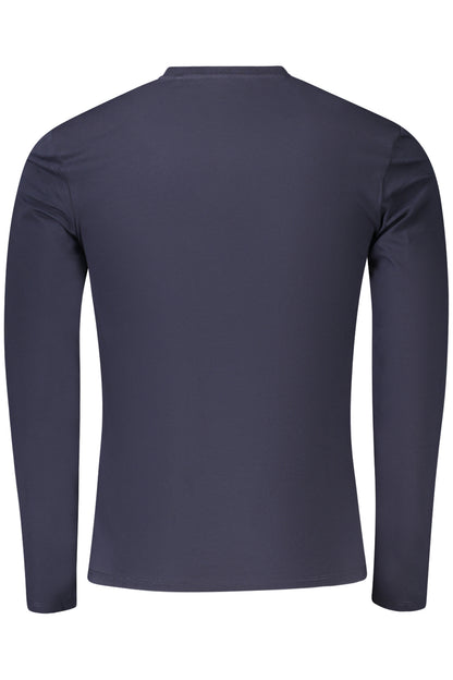 GUESS JEANS LONG SLEEVE T-SHIRT MEN BLUE