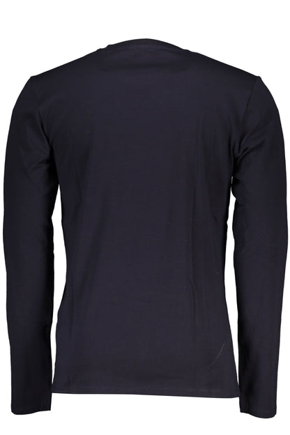 GUESS JEANS MEN'S LONG SLEEVE T-SHIRT BLUE