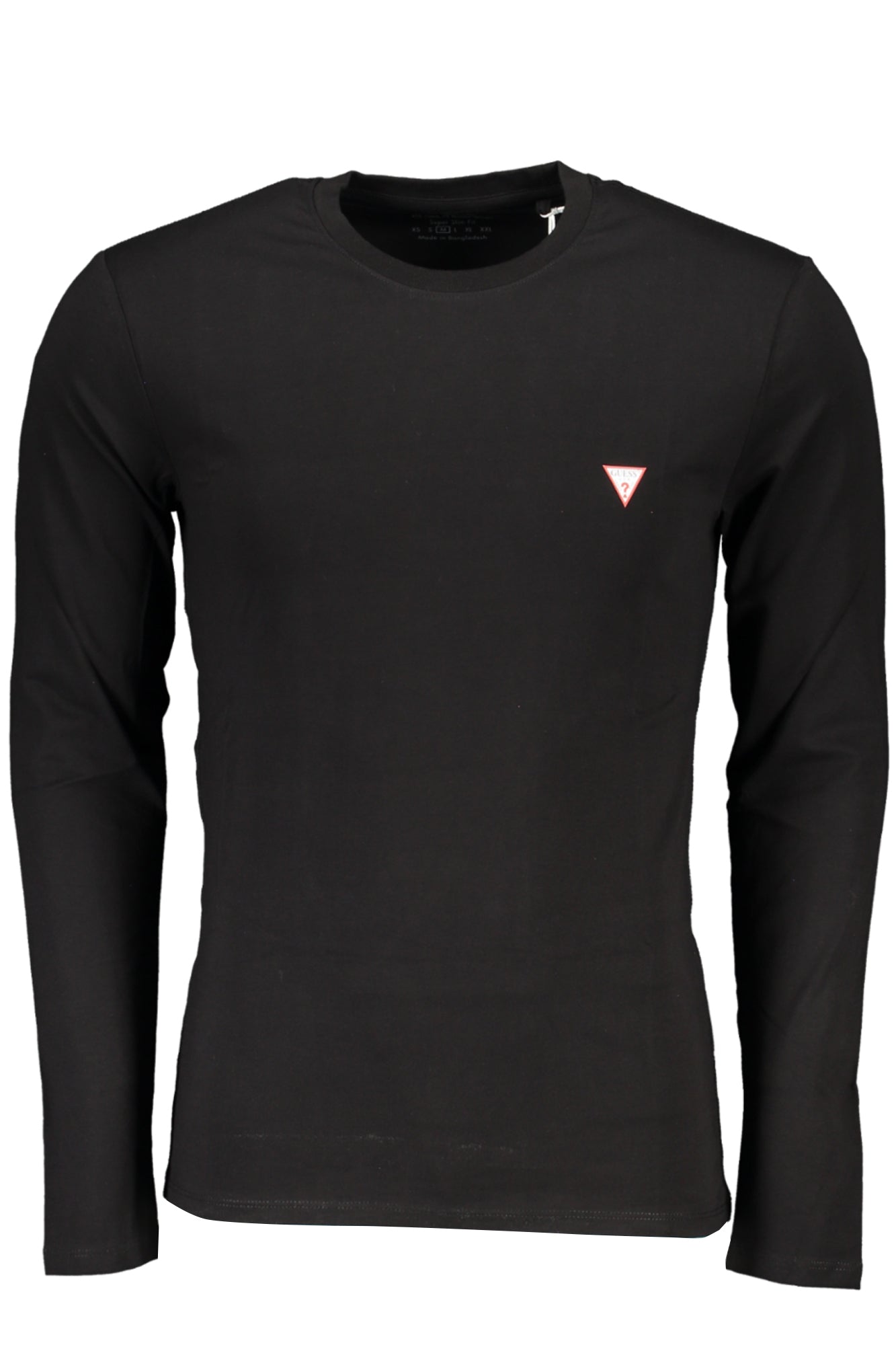 GUESS JEANS MEN'S LONG SLEEVE T-SHIRT BLACK