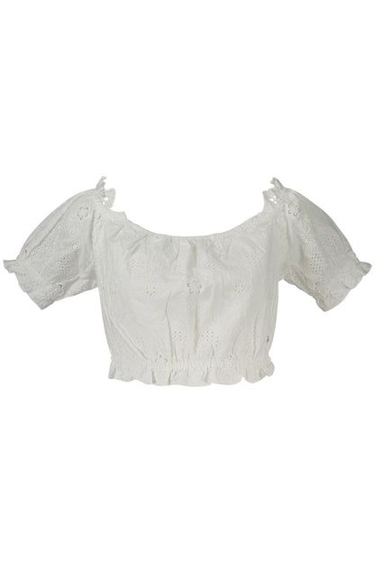 GUESS JEANS TOP WOMEN WHITE