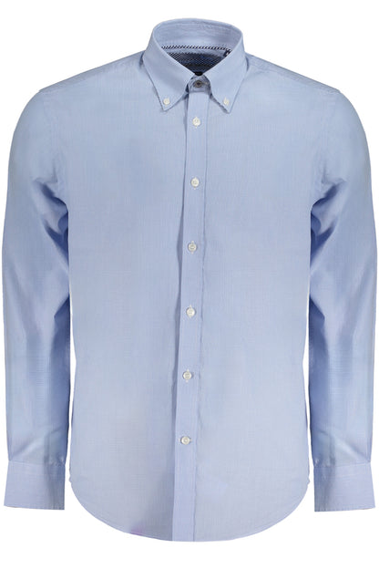 HARMONT &amp; BLAINE MEN'S LONG SLEEVE SHIRT BLUE