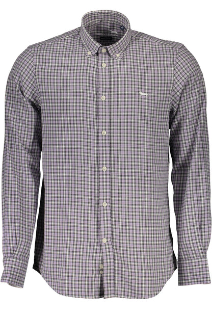 HARMONT &amp; BLAINE LONG SLEEVE SHIRT MEN PURPLE