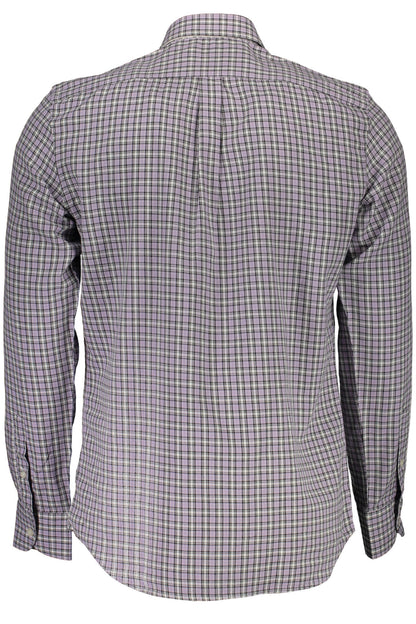 HARMONT &amp; BLAINE LONG SLEEVE SHIRT MEN PURPLE