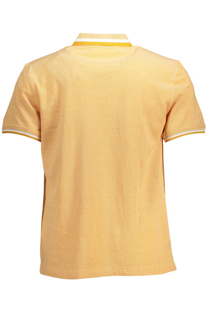 HARMONT &amp; BLAINE MEN'S ORANGE SHORT SLEEVE POLO