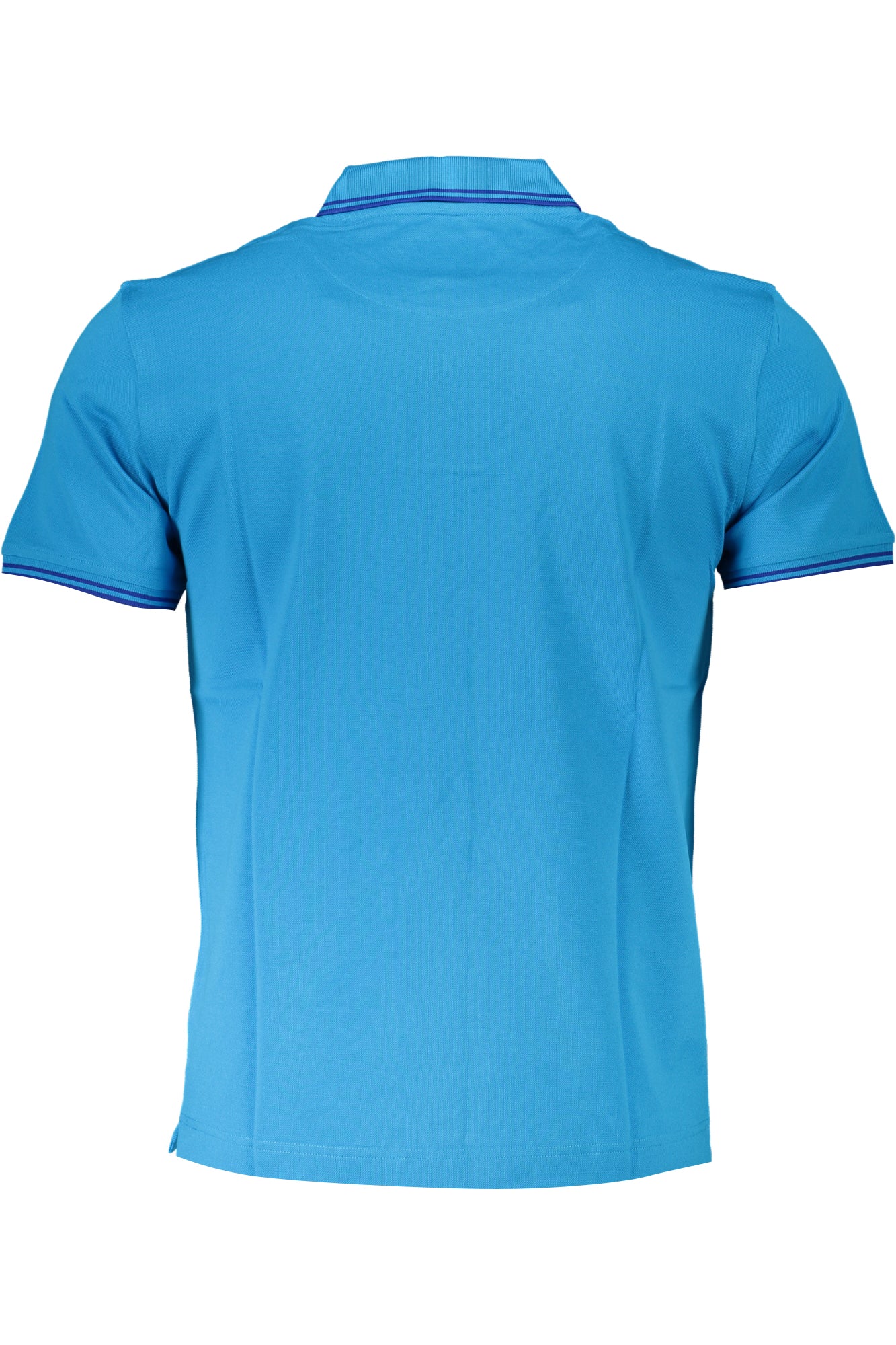 HARMONT &amp; BLAINE MEN'S BLUE SHORT SLEEVED POLO SHIRT
