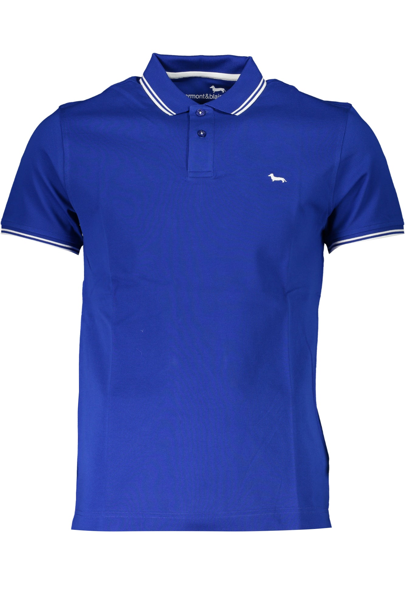 HARMONT &amp; BLAINE MEN'S SHORT SLEEVED POLO SHIRT BLUE