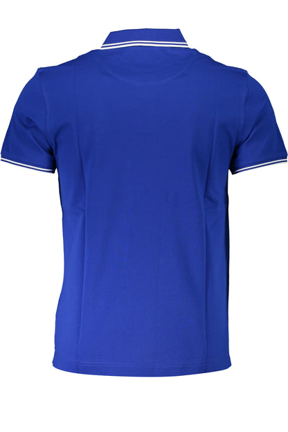 HARMONT &amp; BLAINE MEN'S SHORT SLEEVED POLO SHIRT BLUE