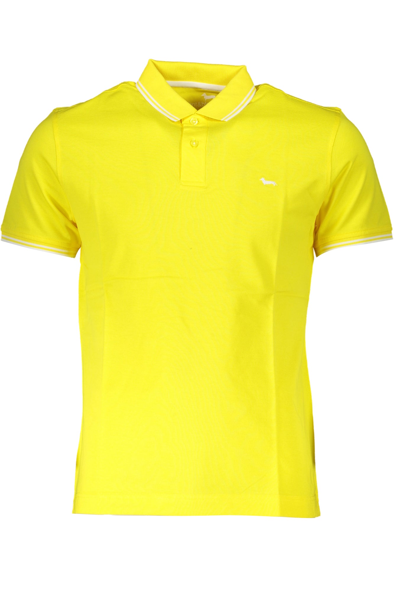 HARMONT &amp; BLAINE YELLOW MEN'S SHORT SLEEVED POLO SHIRT